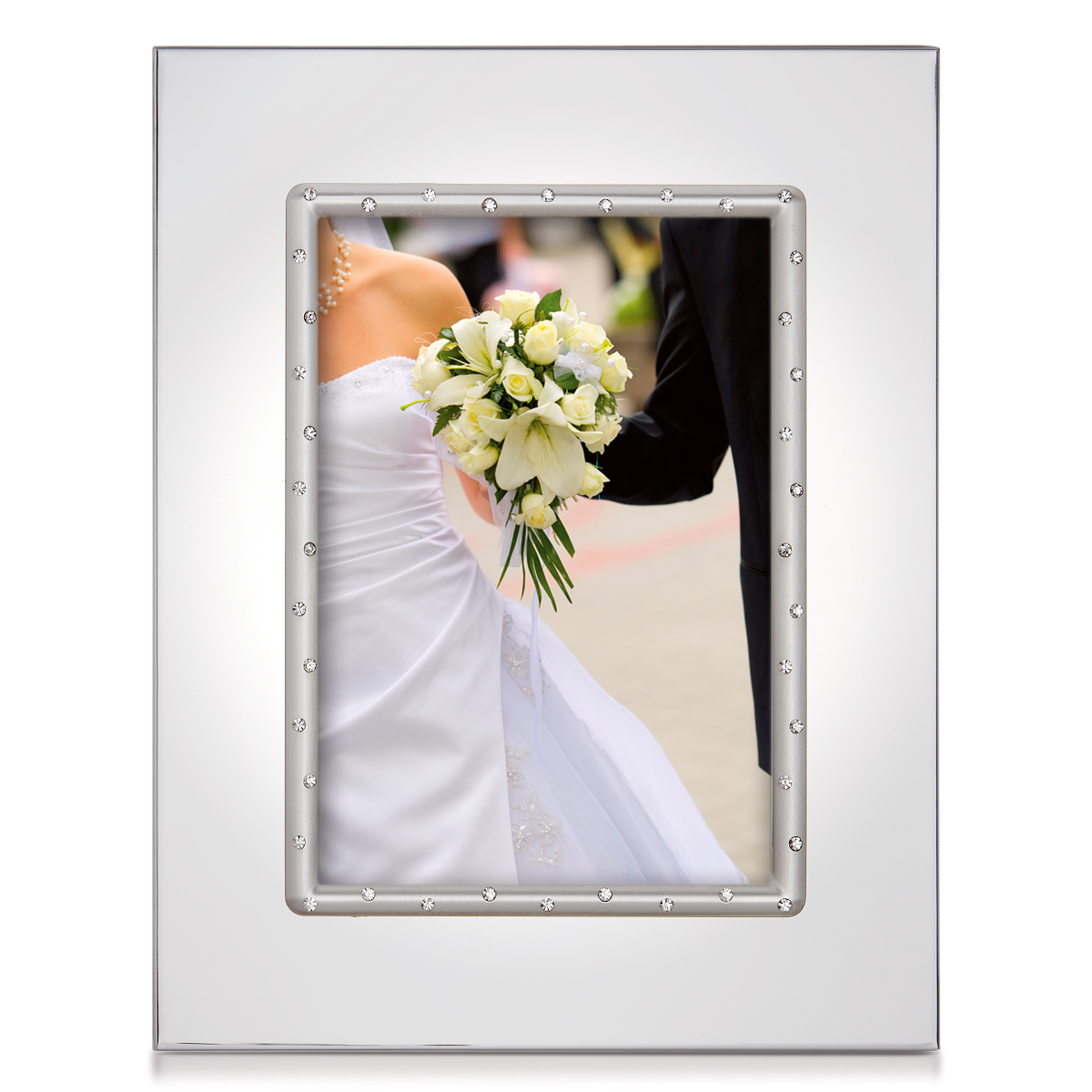 Lenox Devotion Silverplated 5 x 7" Picture Frame
