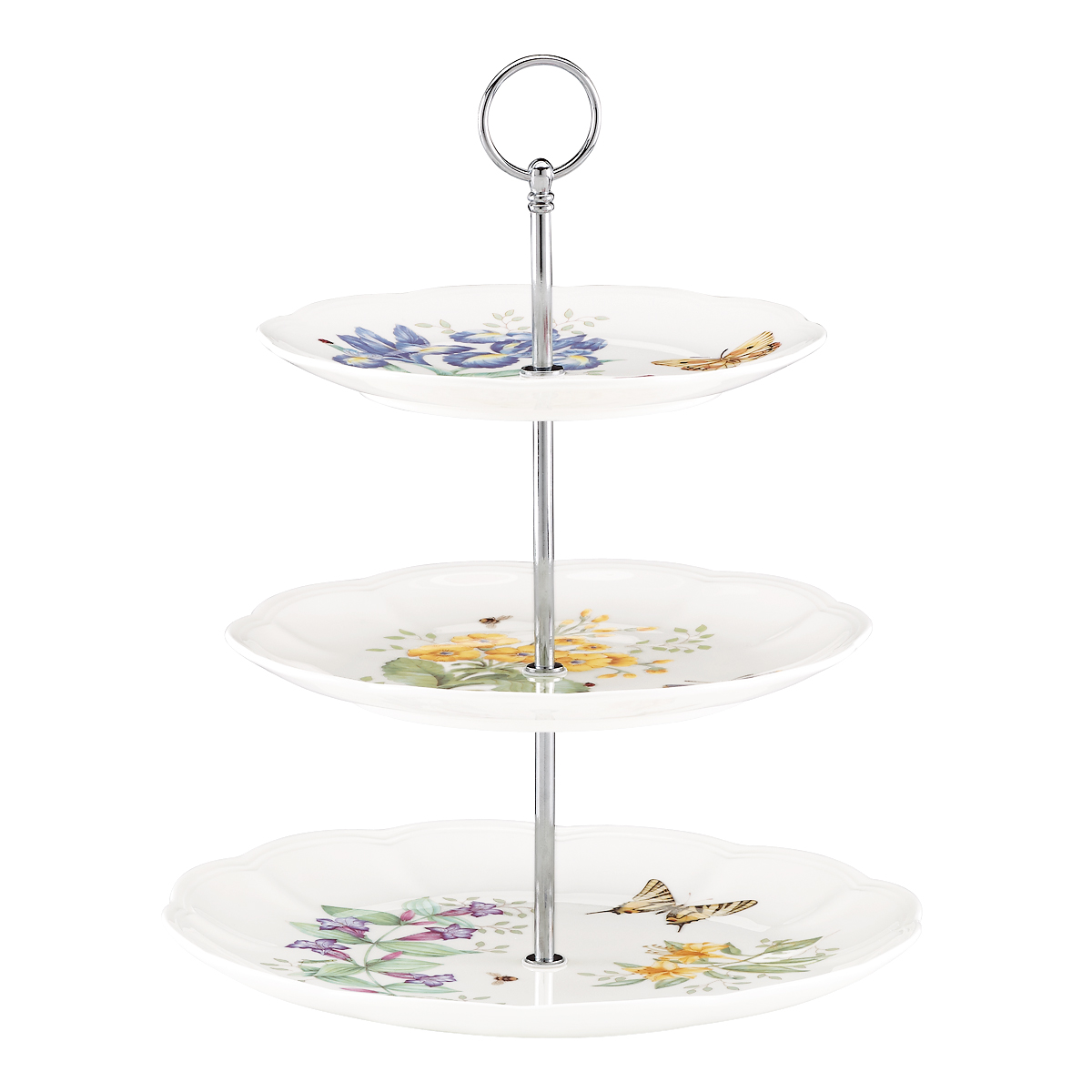 Lenox Butterfly Meadow China 3 Tiered Server
