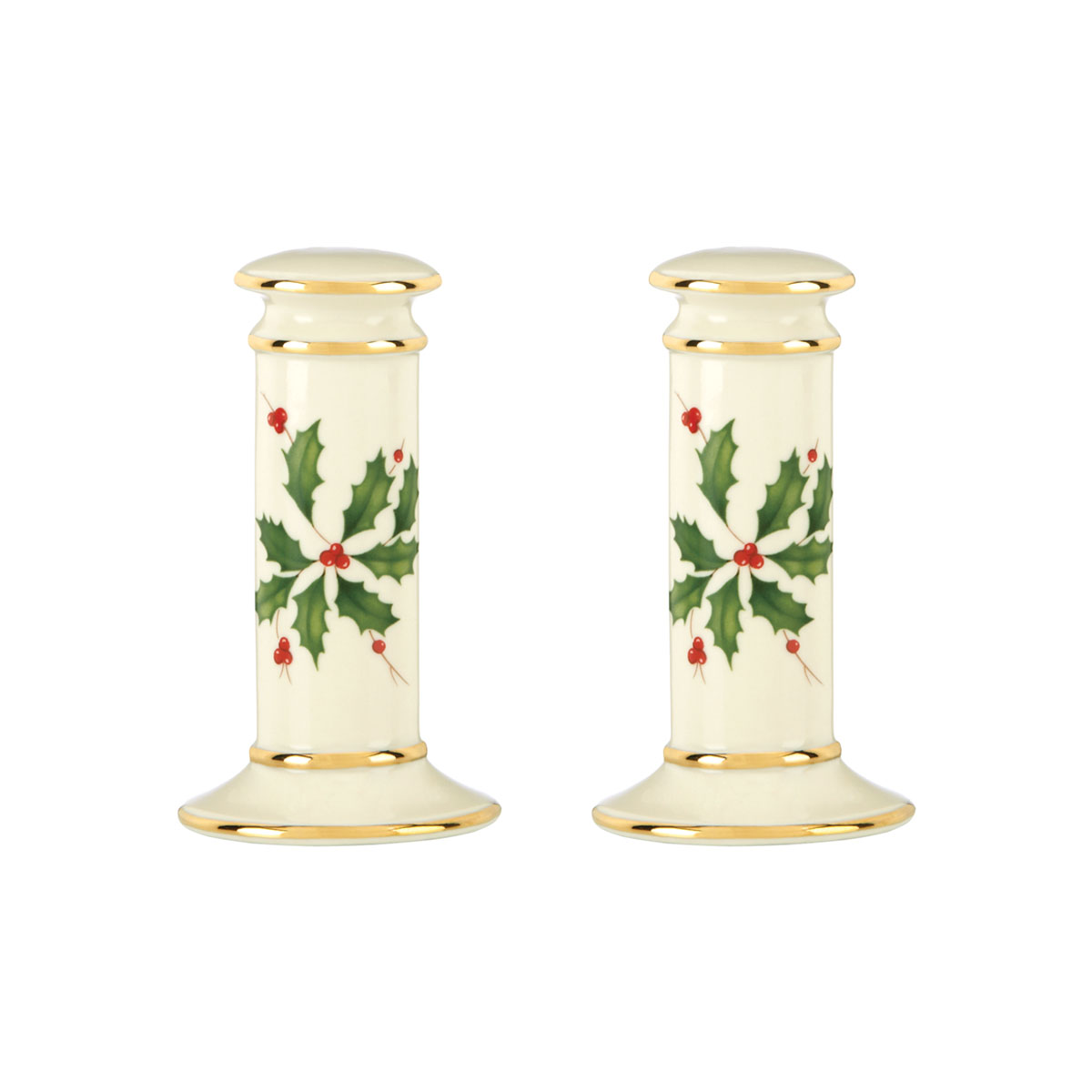 Lenox China Holiday Archive Salt and Pepper Set