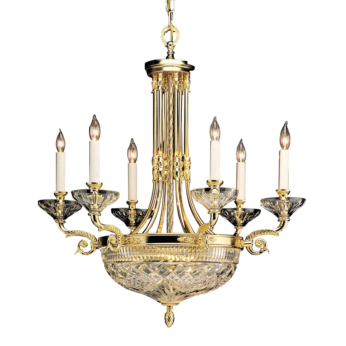 Waterford Crystal, Beaumont 6 Arm Crystal Chandelier