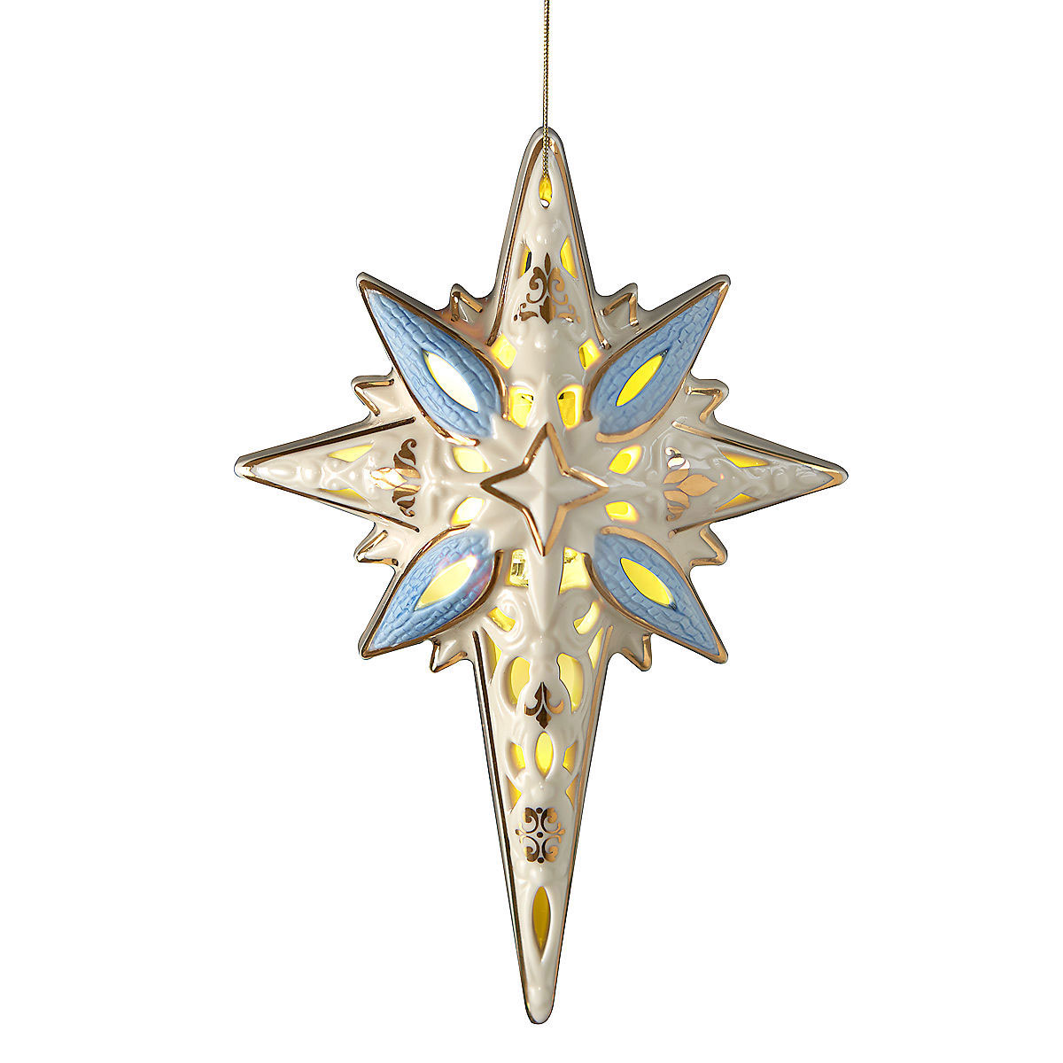 Lenox First Blessing Nativity Lighted Star Ornament