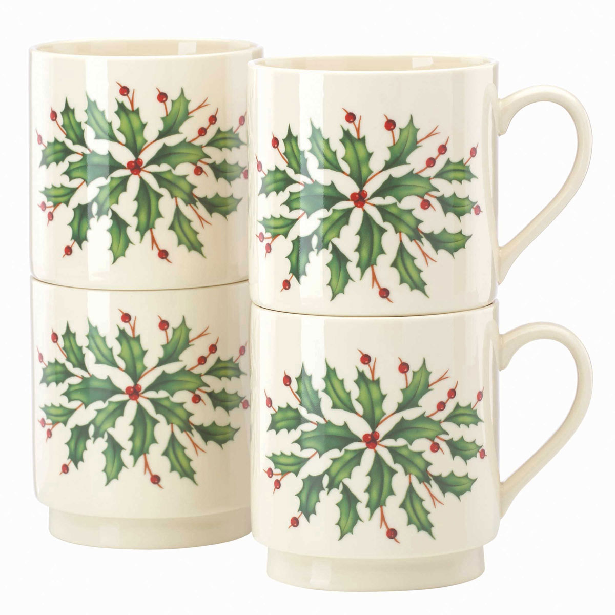 Lenox Holiday 4-Piece Iced Beverage Glass Set