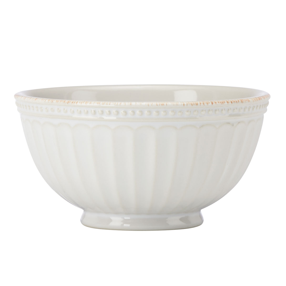 Lenox French Perle Groove White China Bowl, Single
