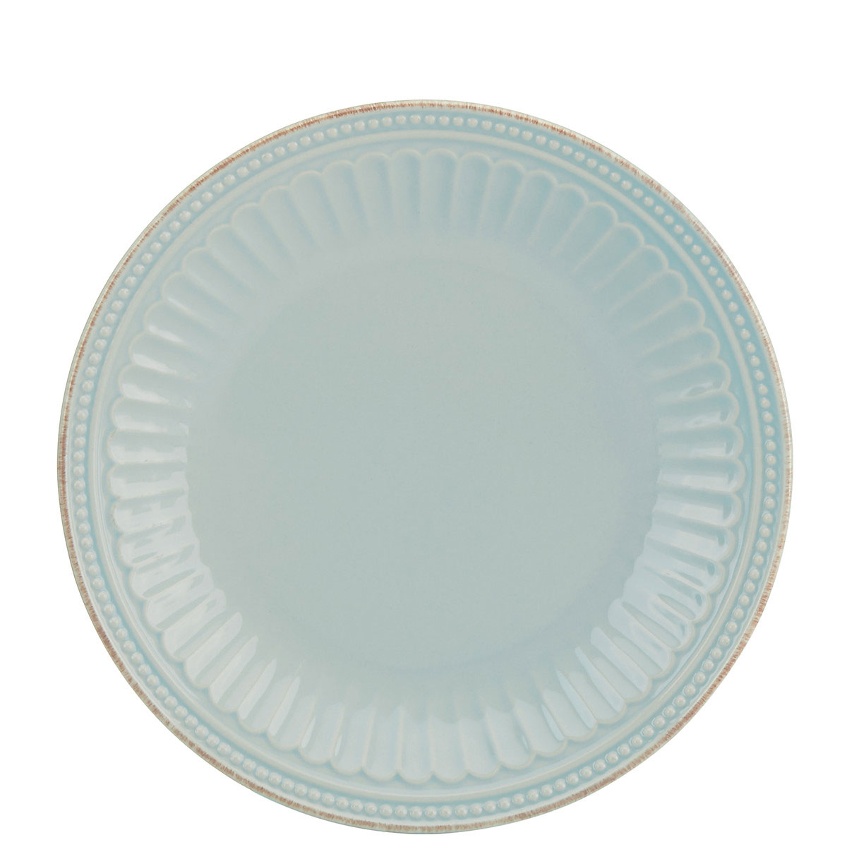 Lenox French Perle Groove Ice Blue China Accent Plate