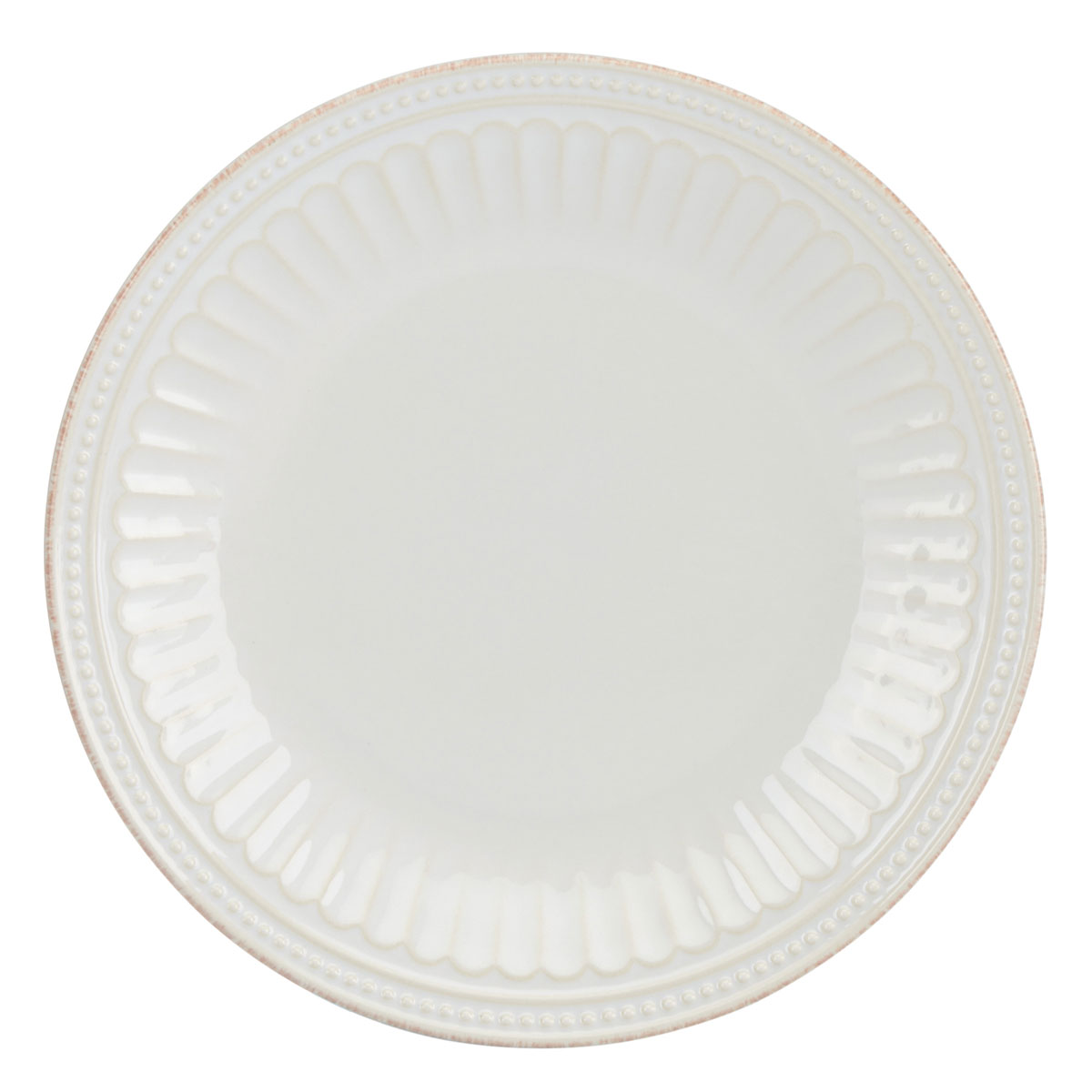 Lenox French Perle Groove White China Accent Plate, Single