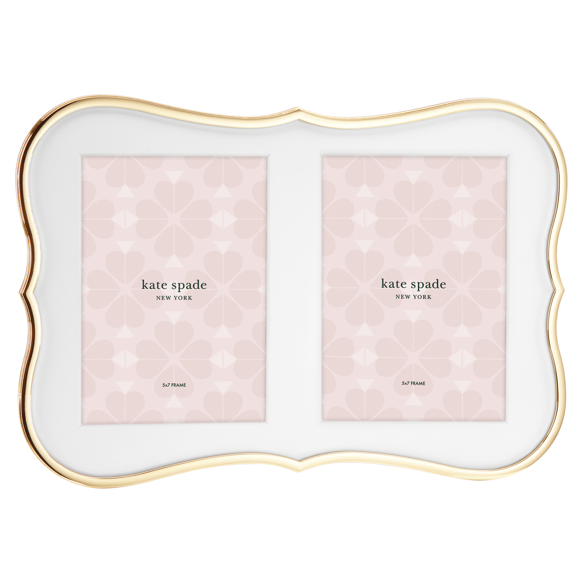 Kate Spade New York, Lenox Crown Point Gold Double Invitation Metal Picture Frame