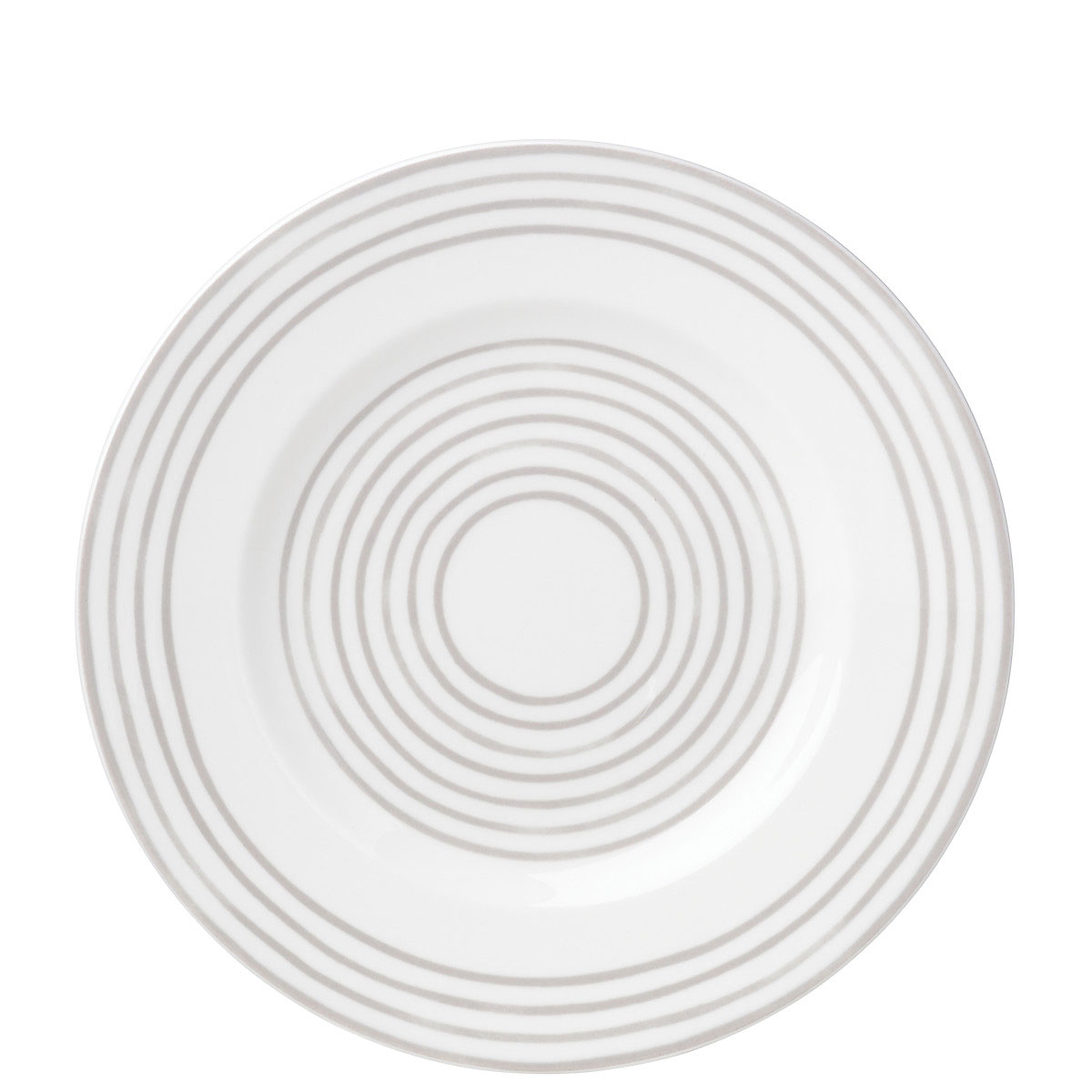 Kate Spade China by Lenox, Charlotte Street West Grey Accent Plate, Single