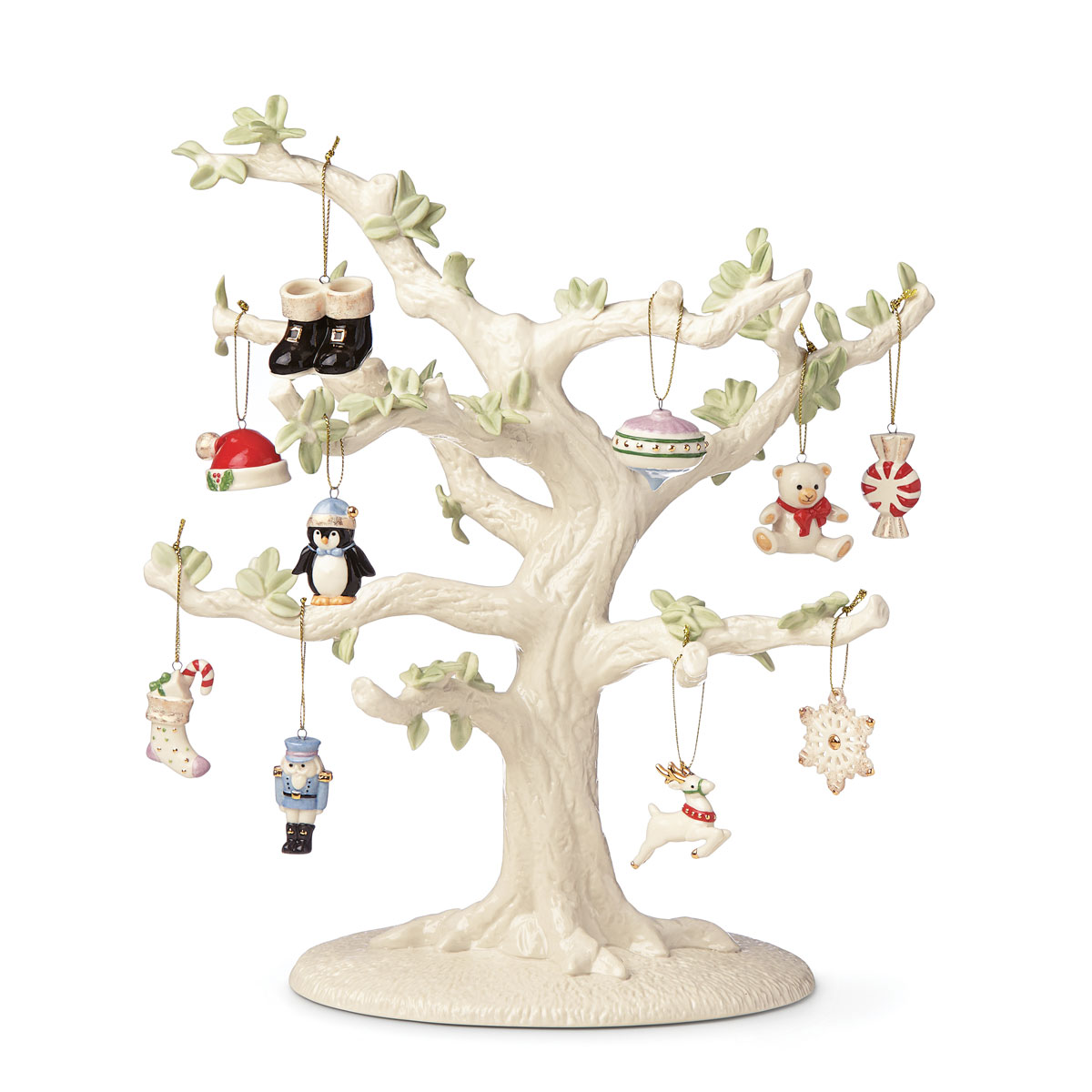 Lenox 2022 Christmas Memories 10 Piece Ornament And Tree Set