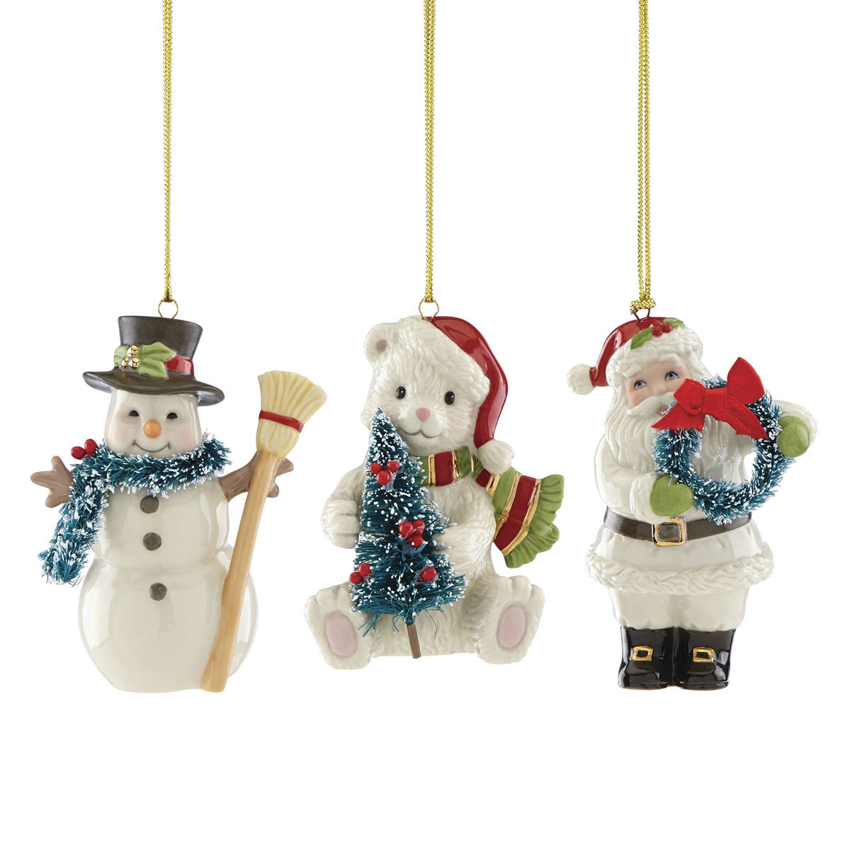 Lenox 2018 Winter Wonderland Ornaments, Set of Three