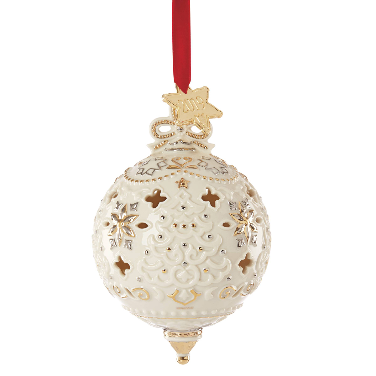 Lenox 2019 Annual Holiday Pierced Ornament