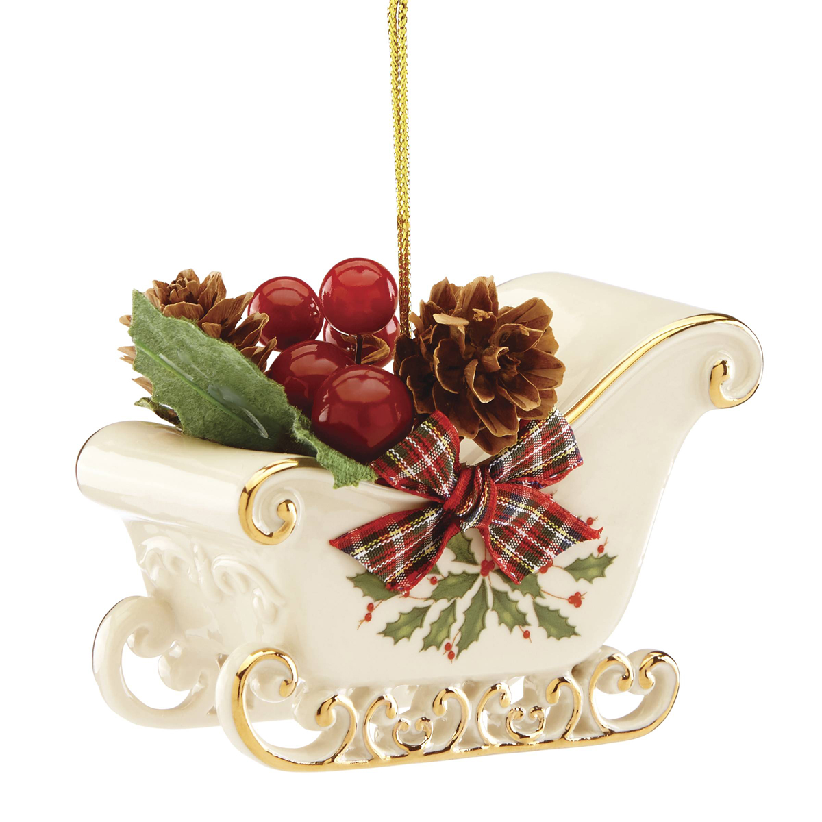 Lenox 2019 Holiday Sleigh Ornament