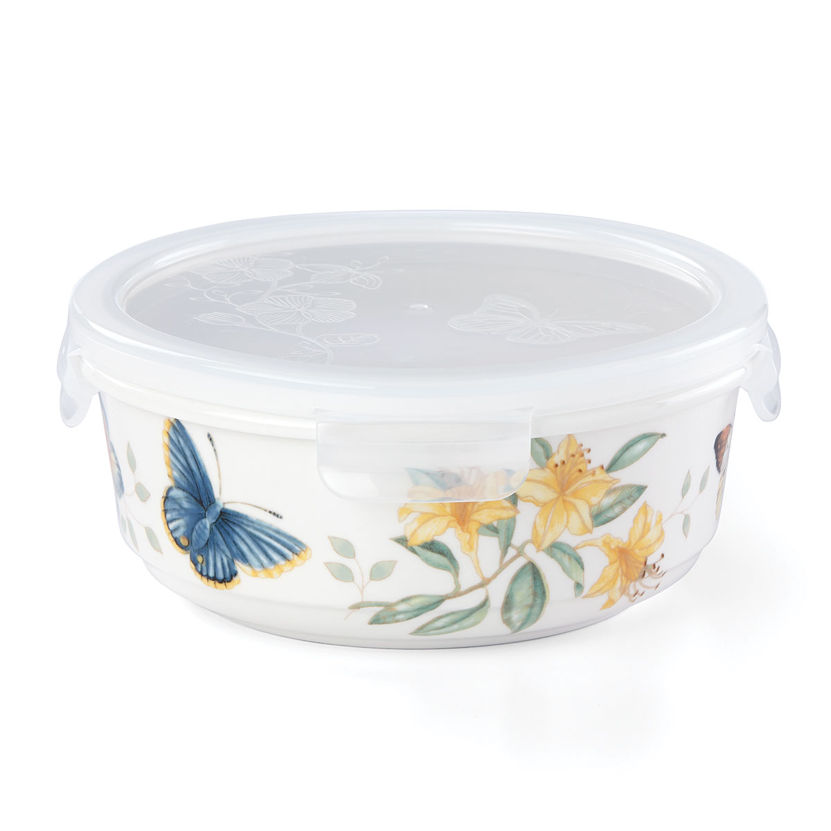 Lenox Butterfly Meadow Dinnerware Round Server and Storage