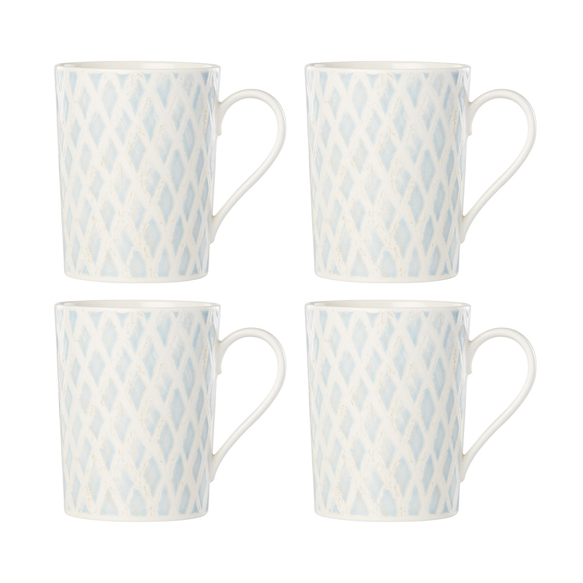 Lenox Textured Neutrals Dinnerware Mug Set Of Four