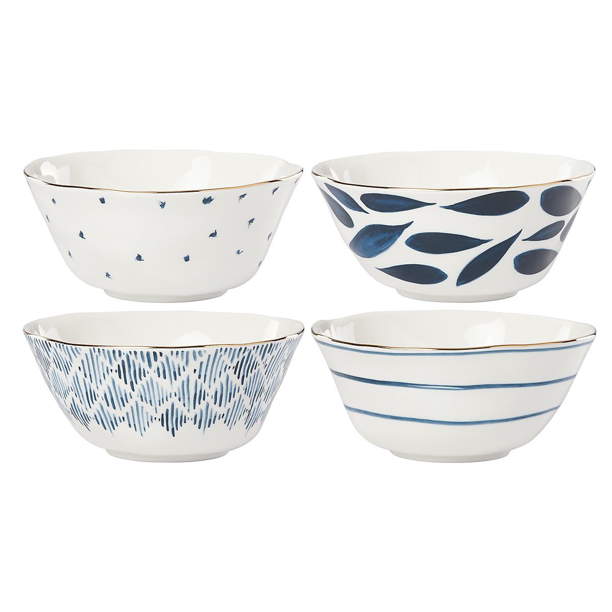 Lenox Blue Bay Dinnerware All Purpose Bowls Set Of Four
