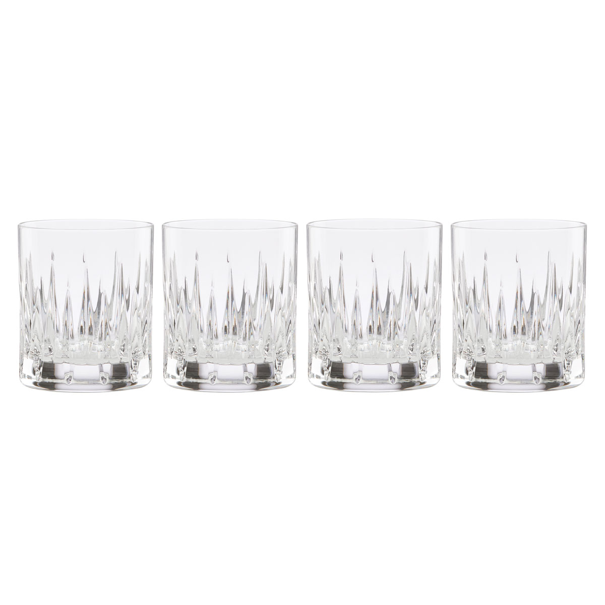 Reed And Barton Crystal Soho Whiskey OF Glass Set of 4