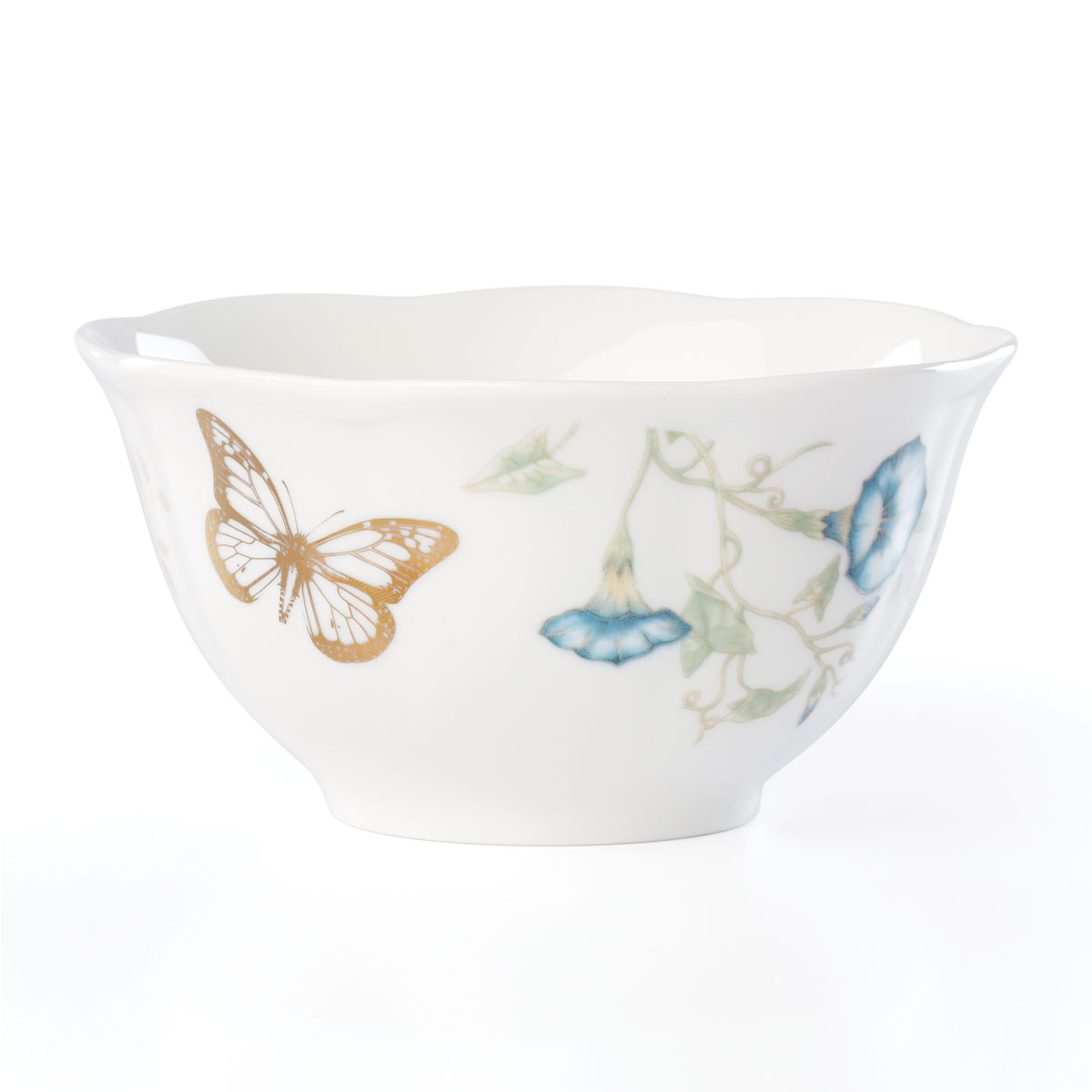 Lenox Butterly Meadow Gold Dinnerware Monarch Rice Bowl Gold