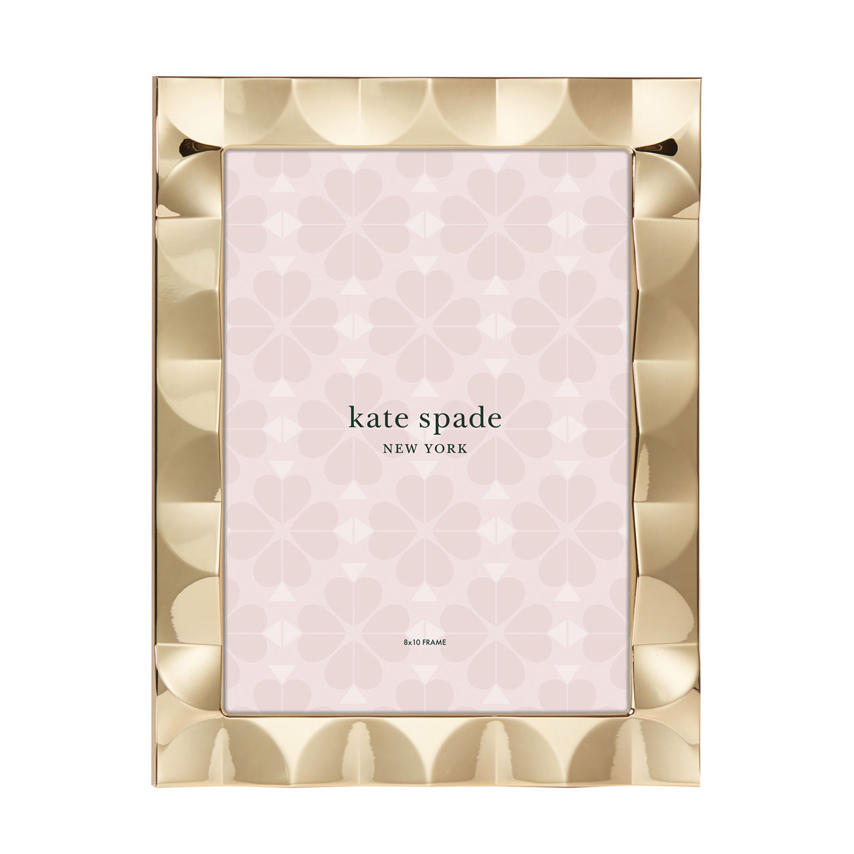 Kate Spade South Street, Lenox Gold Scallop 8x10" Metal Picture Frame