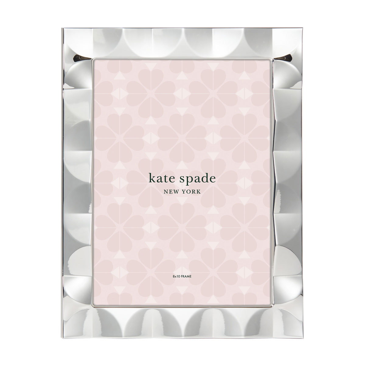 Kate Spade South Street, Lenox Silver Scallop 8x10" Metal Picture Frame
