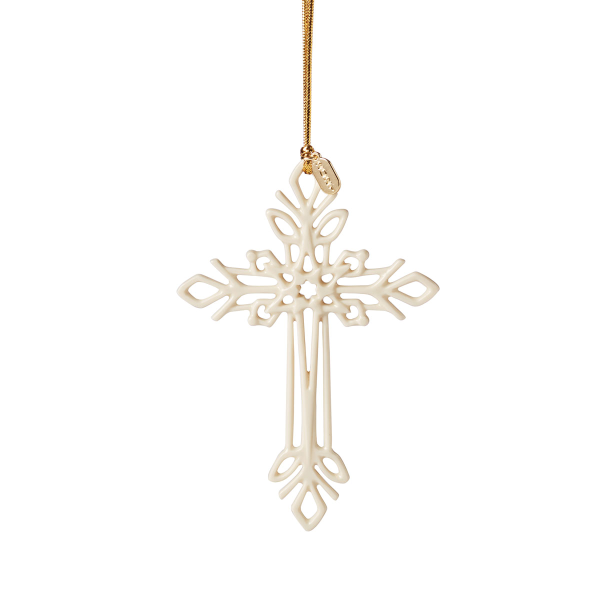 Lenox 2021 Snow Fantasies Cross Ornament
