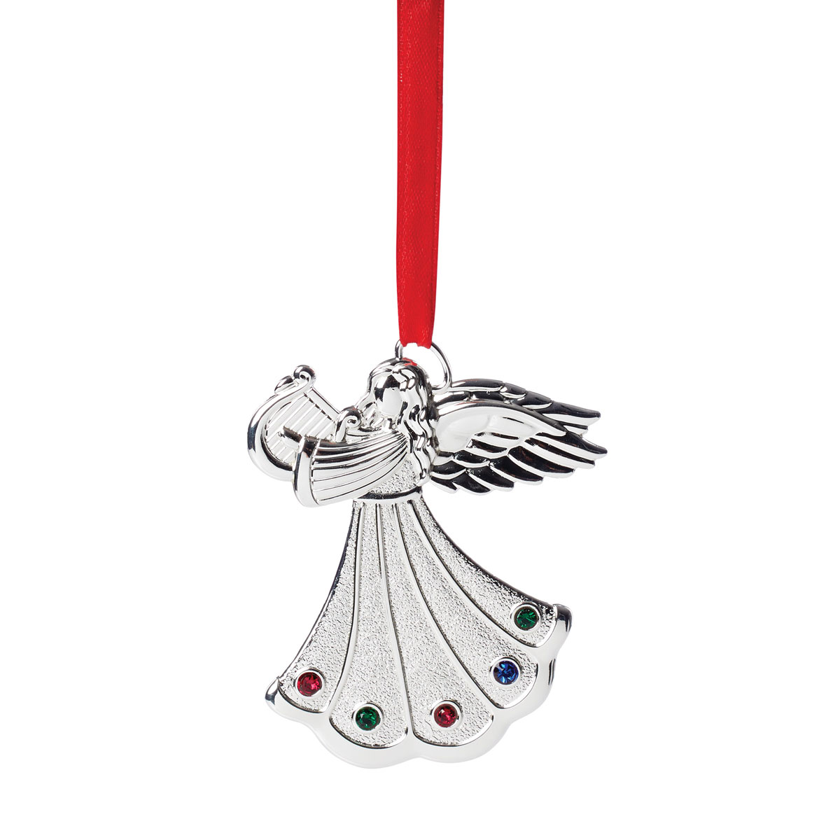 Lenox 2023 Angel Jeweled Charm Metal Ornament