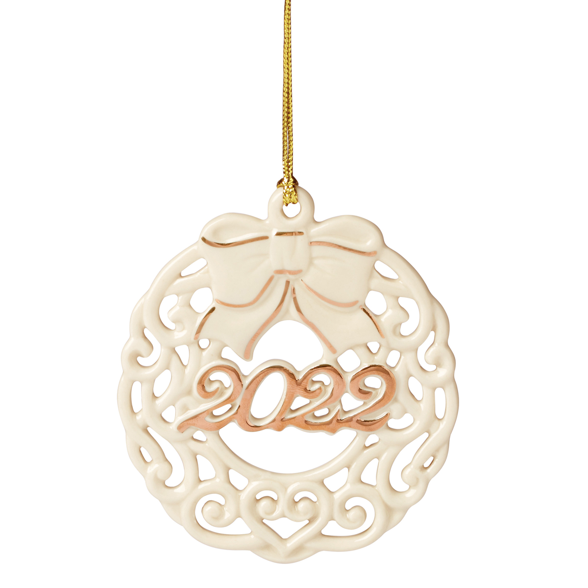 Lenox Christmas 2022 A Year To Remember Dated Ornament