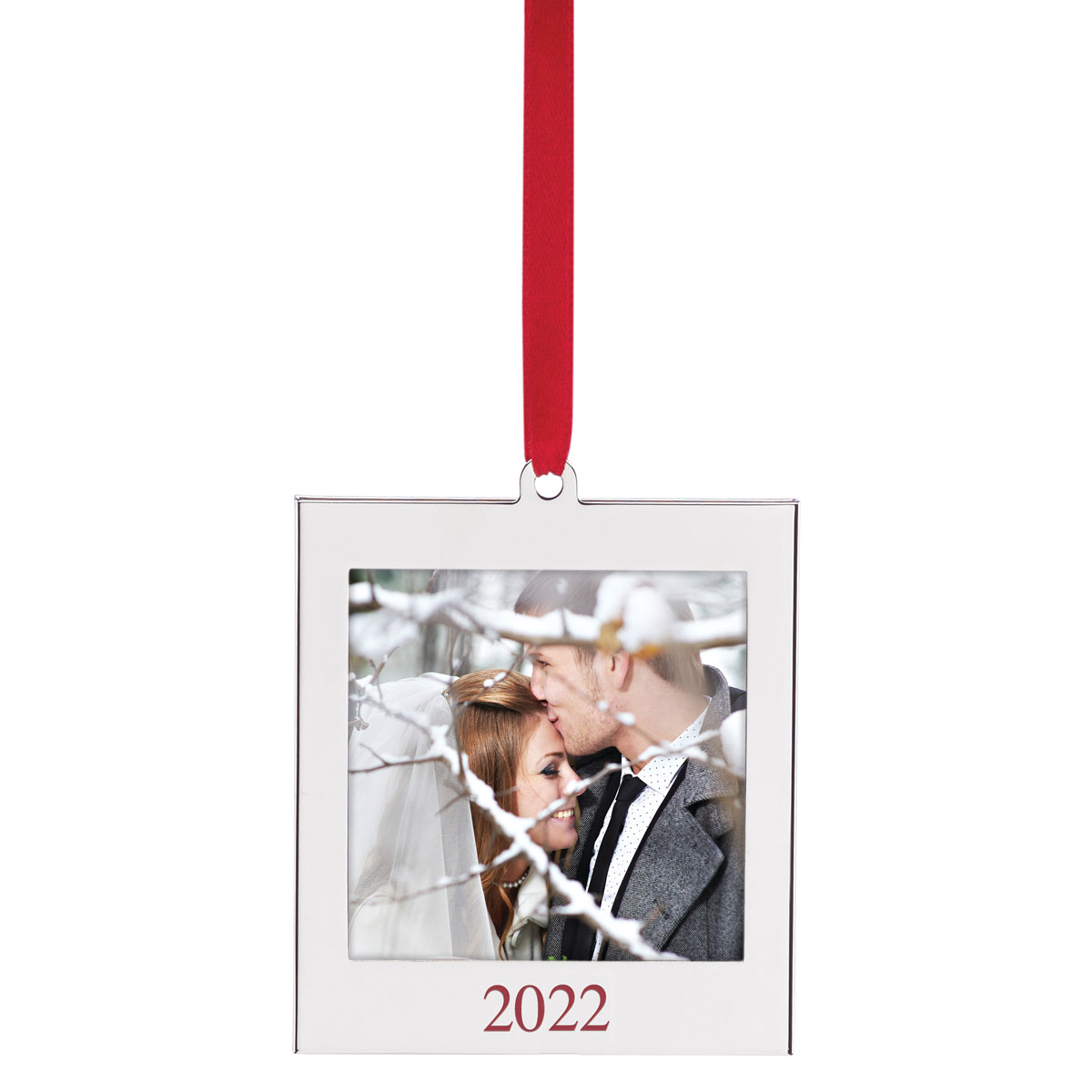 Lenox Christmas 2022 Frame Charm Dated Ornament