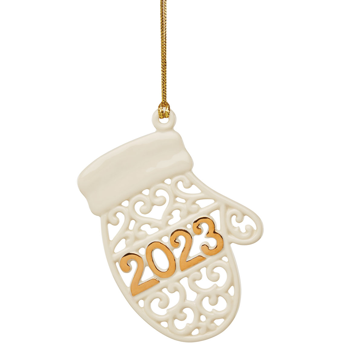 Lenox 2023 A Year To Remember Mitten Dated Ornament