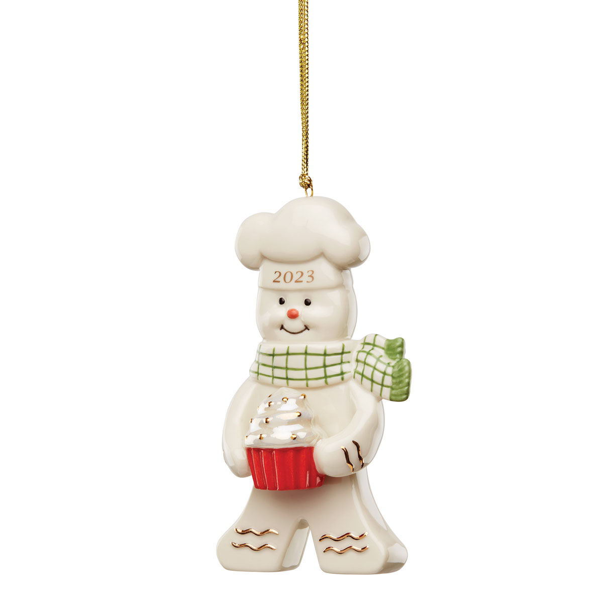 Lenox 2023 Gingerbread with Cupcake Dated Ornament