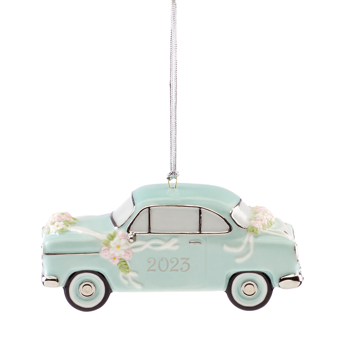 Lenox 2023 Just Married Vintage Car Dated Ornament