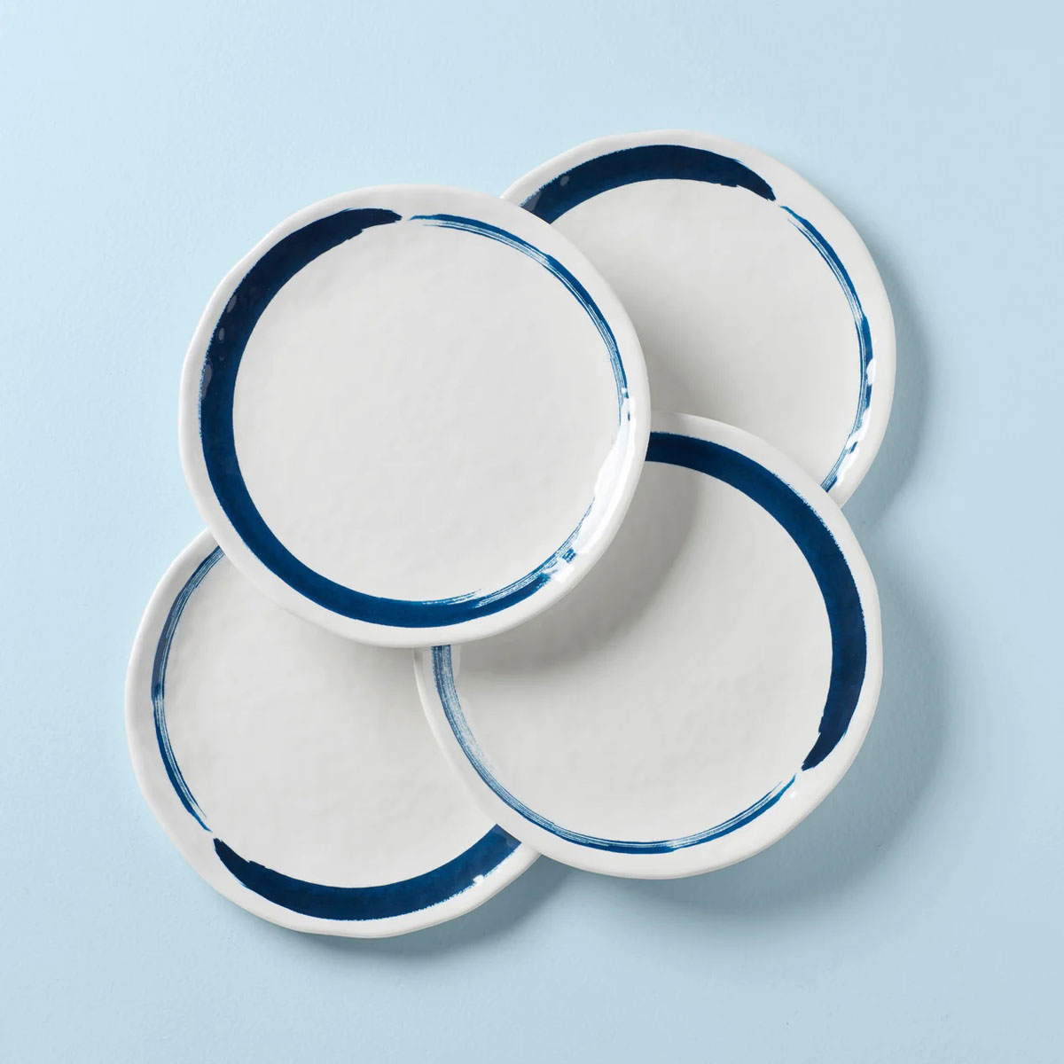 Lenox Blue Bay Melamine Dinner Plates, Set of 4
