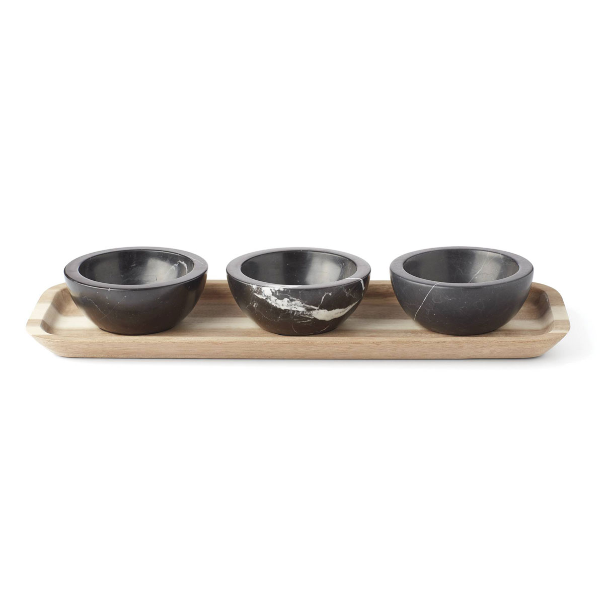Lenox LX Collective Accessories Tray with 3 Dip Bowls