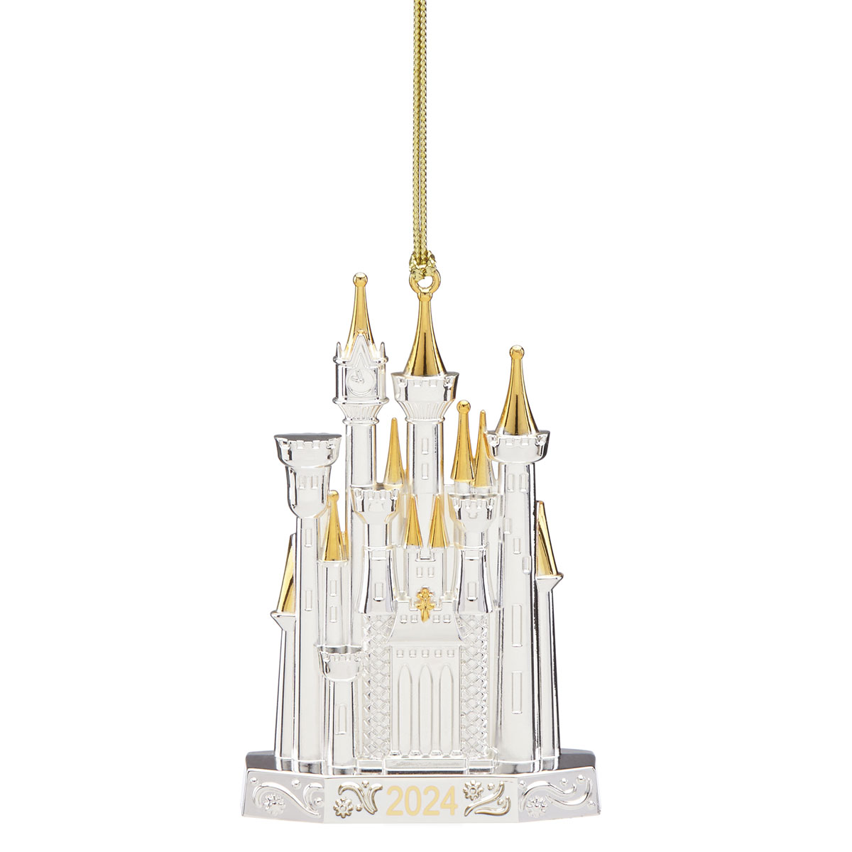 Lenox 2024 Disney Castle Metal Ornament