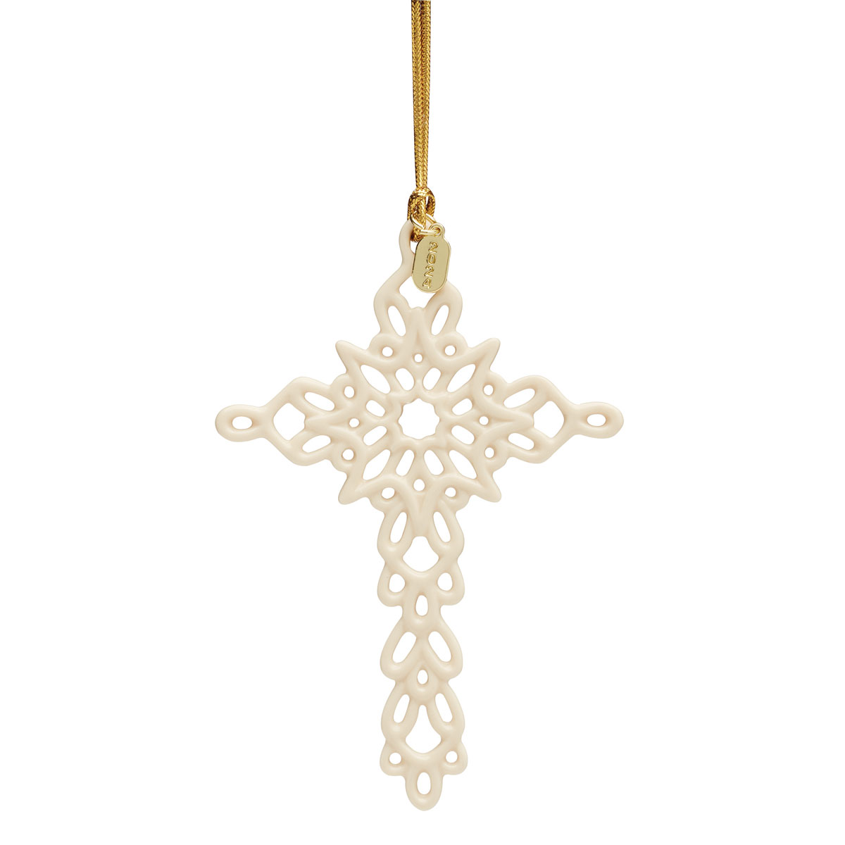 Lenox 2024 Snow Fantasies Cross Dated Ornament