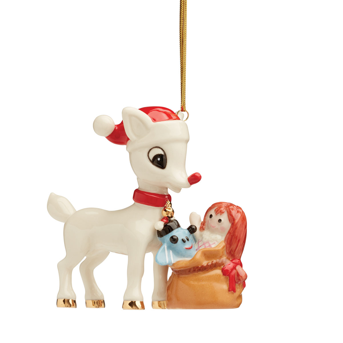 Lenox 2024 Rudolph Delivering Toys Ornament