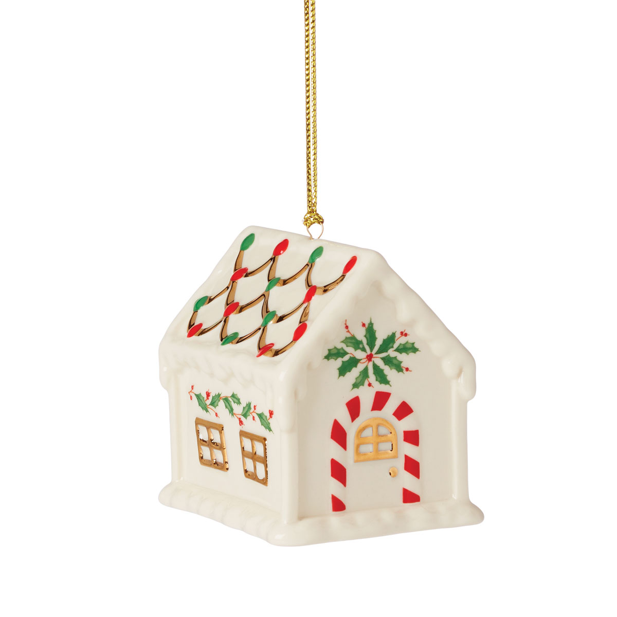 Lenox 2024 Holiday Accent Gingerbread House Ornament