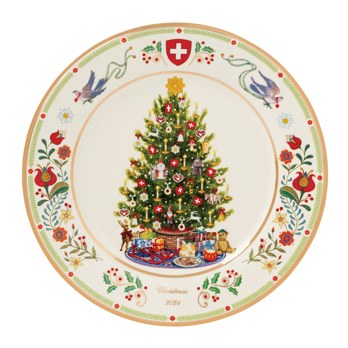 Lenox christmas tree plates best sale