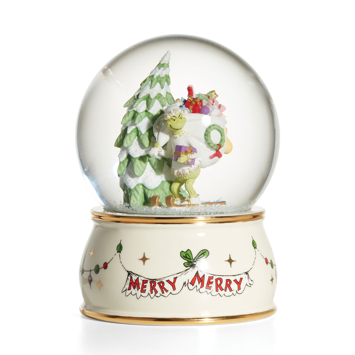 Lenox Grinch Snow Globe