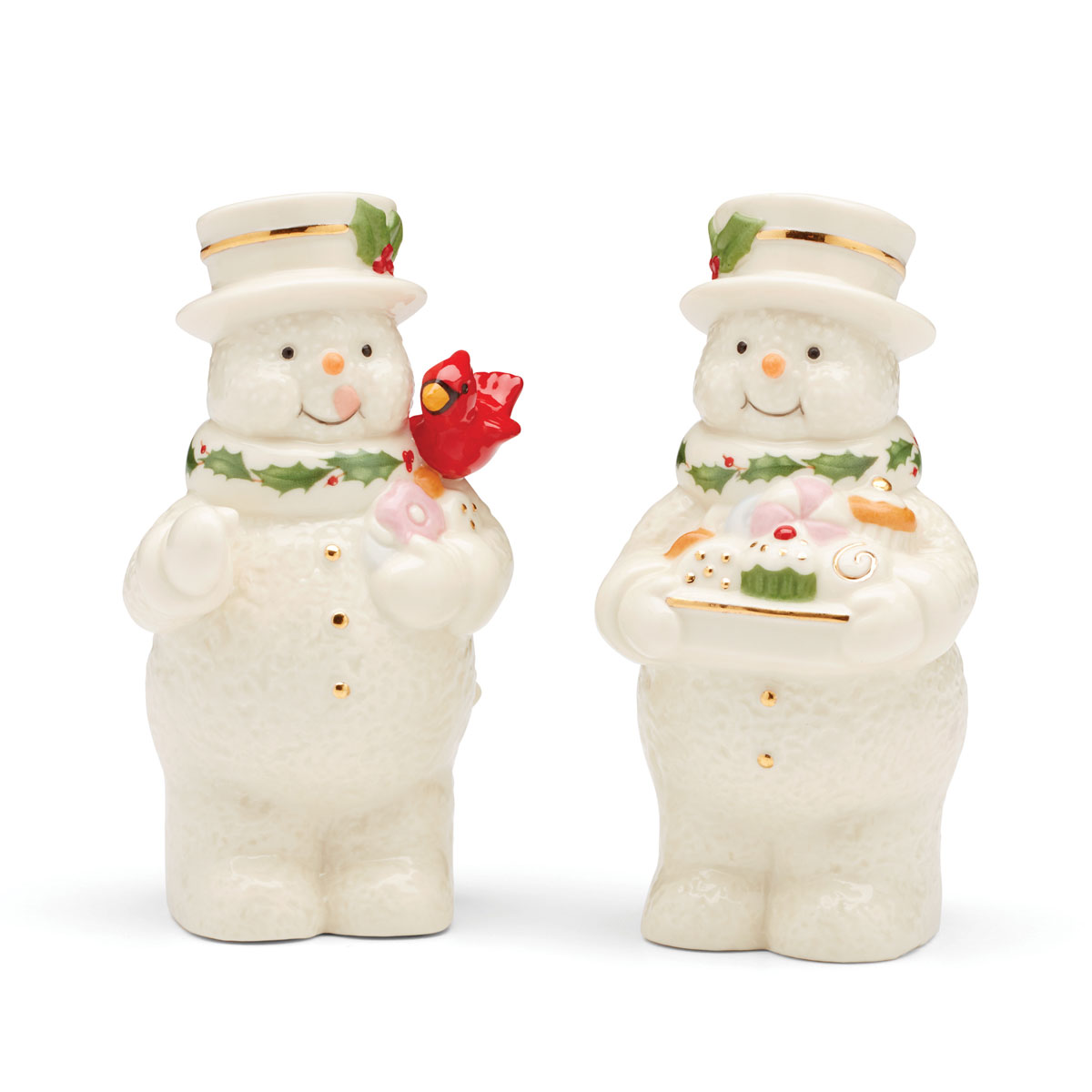 Lenox Happy Holly Days Salt and Pepper Set