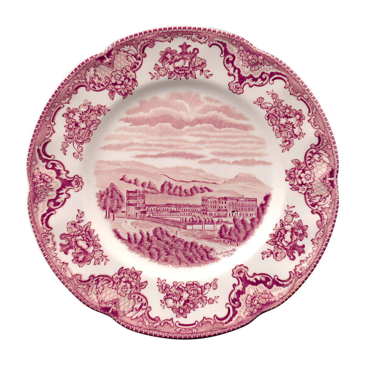 Johnson Brothers China Old Britain Castles Pink Salad Plate 8", Single
