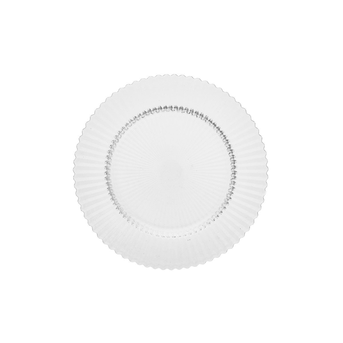 Fortessa Glass Archie Clear Dinner Plate 10.6