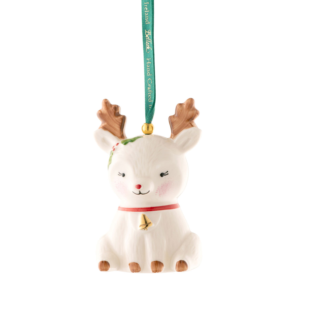 Belleek Living Reindeer Ornament