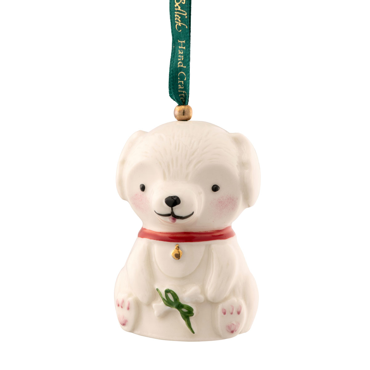 Belleek China Doggy Ornament