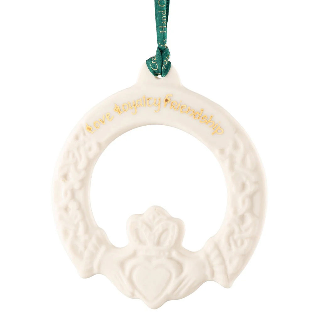 Belleek Claddagh 2024 Friendship Ornament