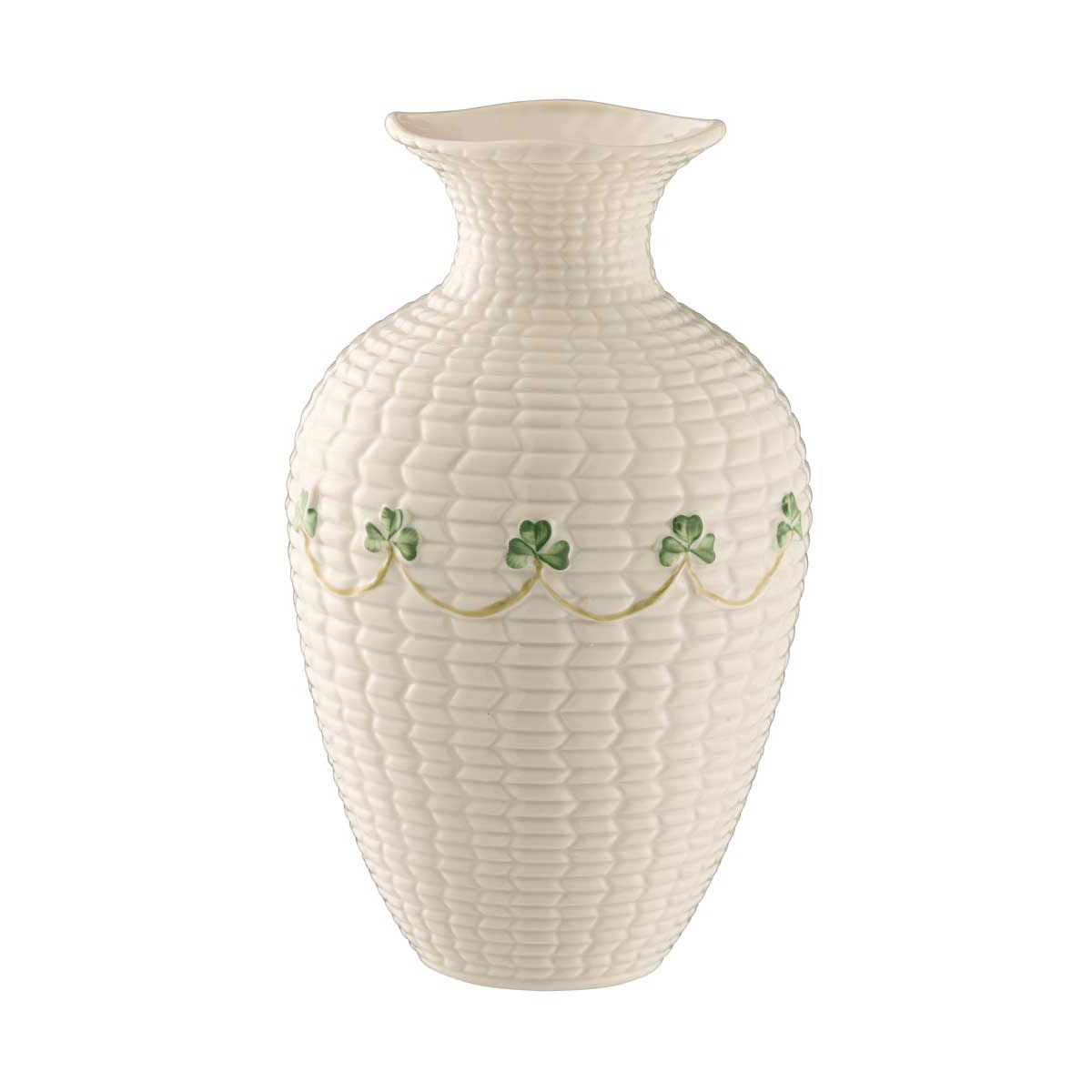 Belleek China Braid 8" Vase