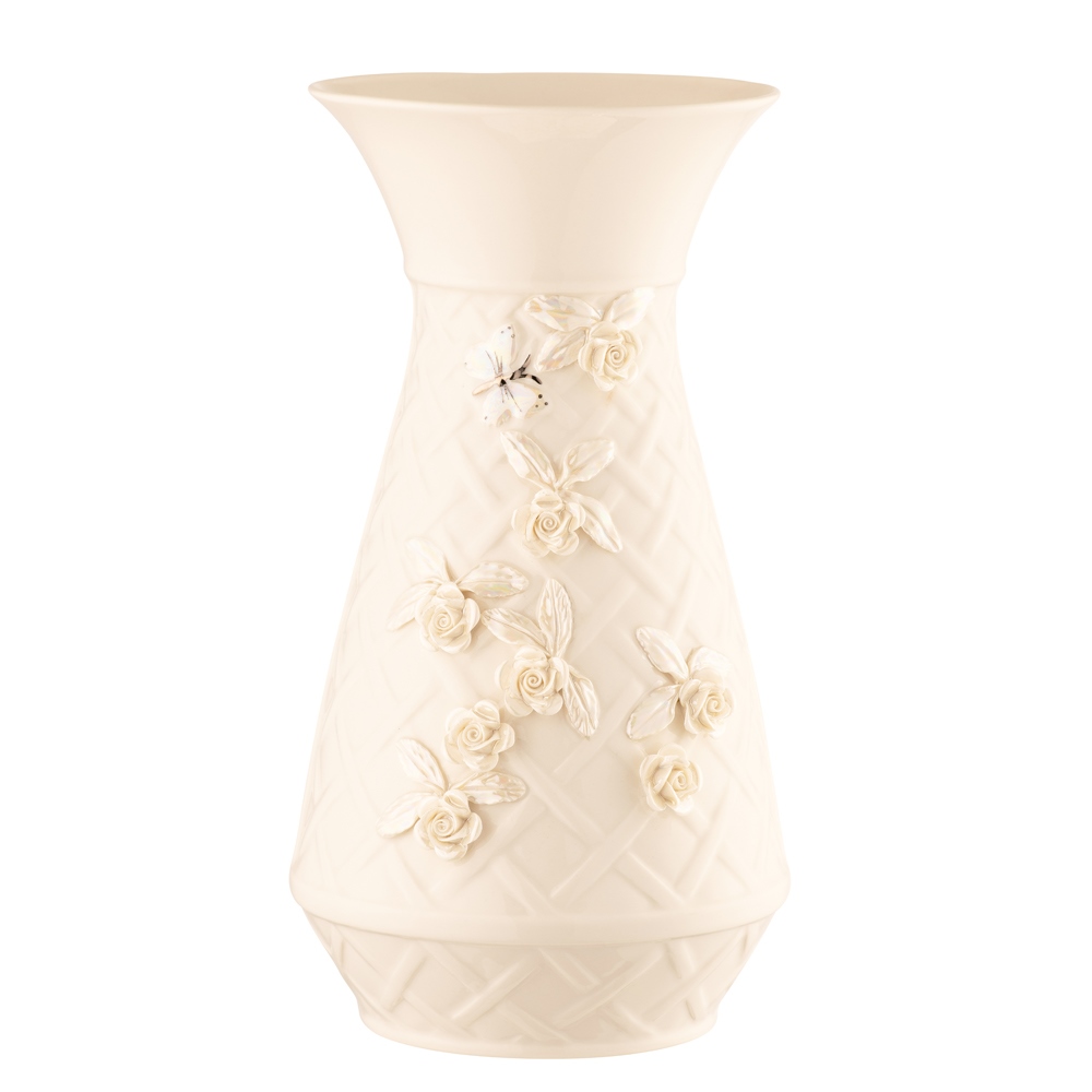 Belleek China 2023 Rose Trellis Vase, Limited Edition