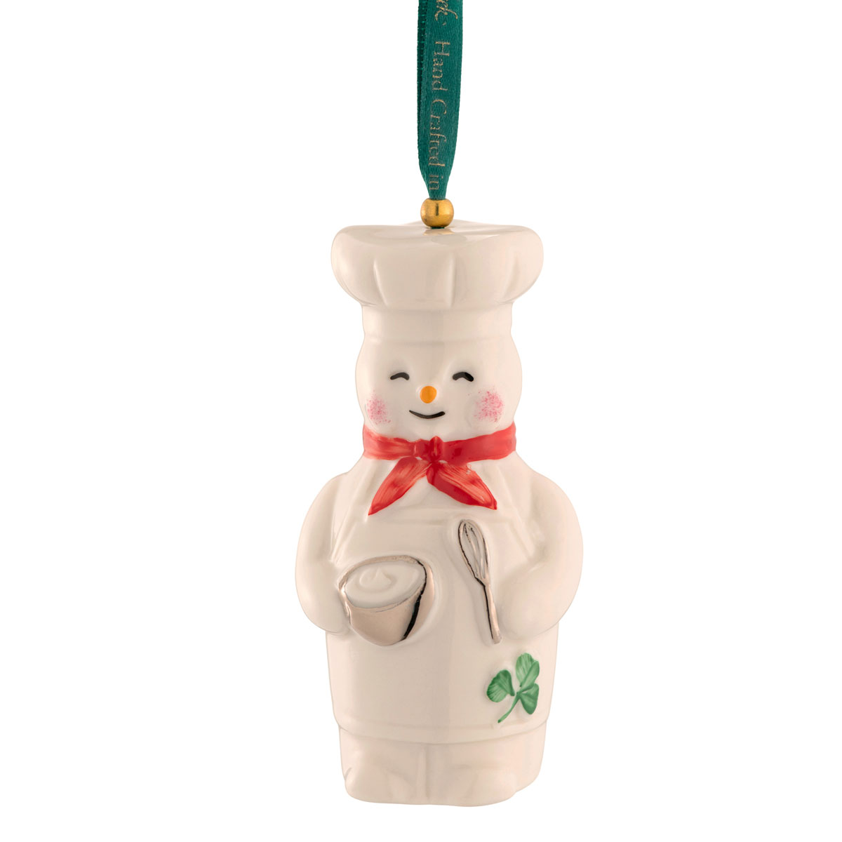 Belleek Chef Snowman Ornament