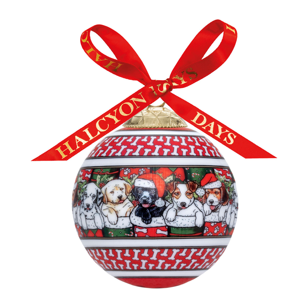 Halcyon Days 2023 Have a Paws itively 3" Bauble Ornament