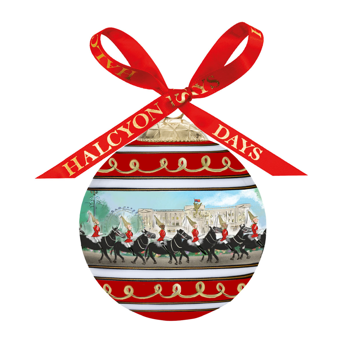 Halcyon Days 2023 Life Guards on Parade 3" Bauble Ornament