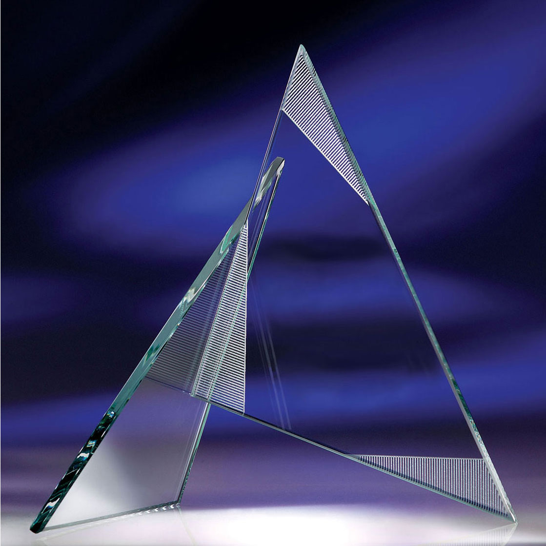 Crystal Blanc, Personalize! Zephyr Award, Small