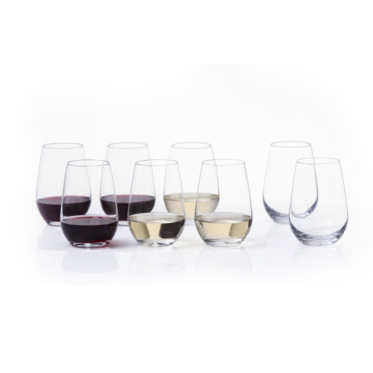 Schott Zwiesel Universal Stemless Wine Glasses Set 6 + 2 Free
